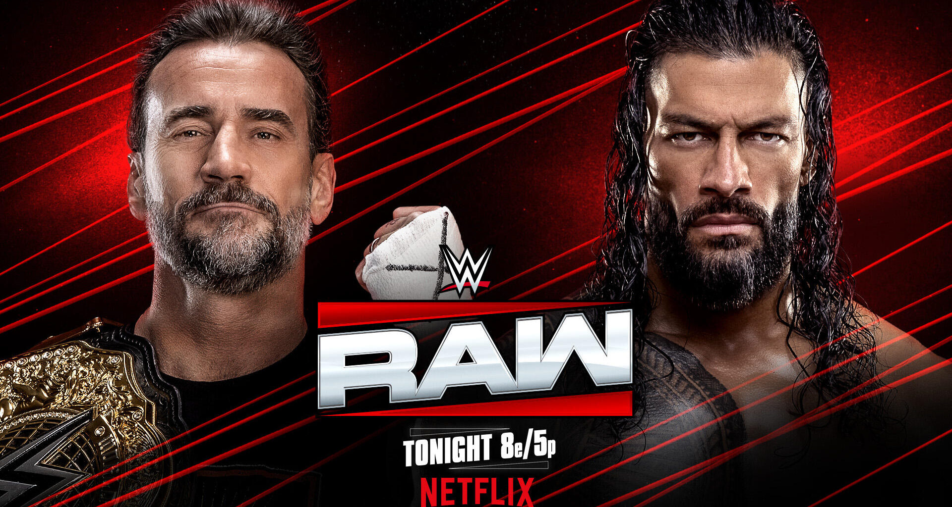 CM Punk and Roman Reigns on Raw