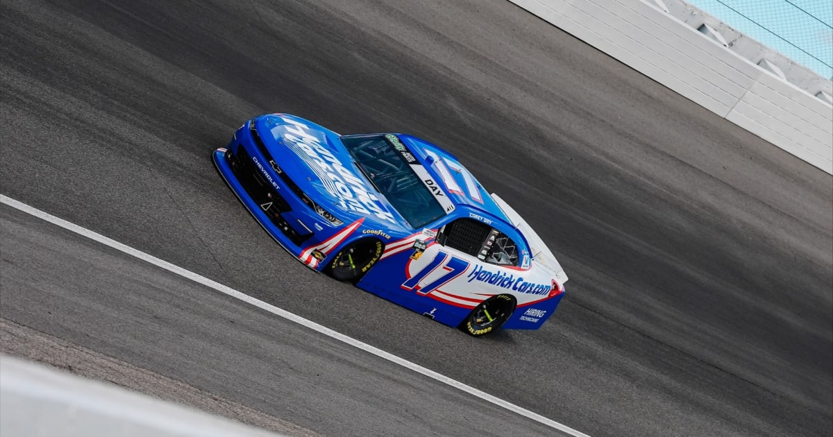 Corey Day sweeps stages, extends top-10 streak at Rockingham