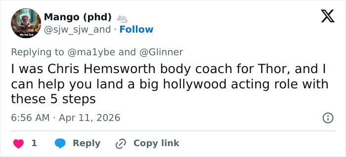 Screenshot of a Twitter reply where Sydney Sweeney exposes an influencer’s lie and is praised for it.