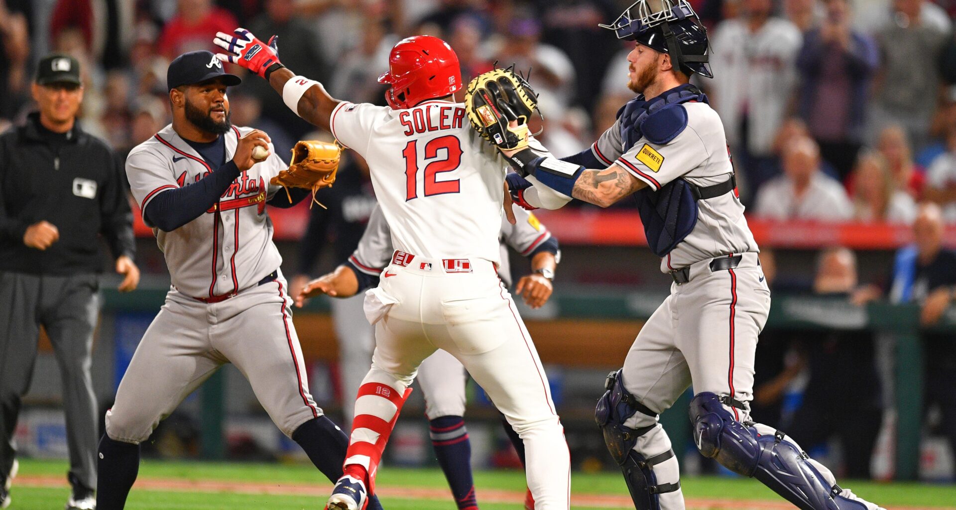 Reynaldo Lopez's Suspension Reduced By MLB After Angels-Braves Brawl with Jorge Soler on Video