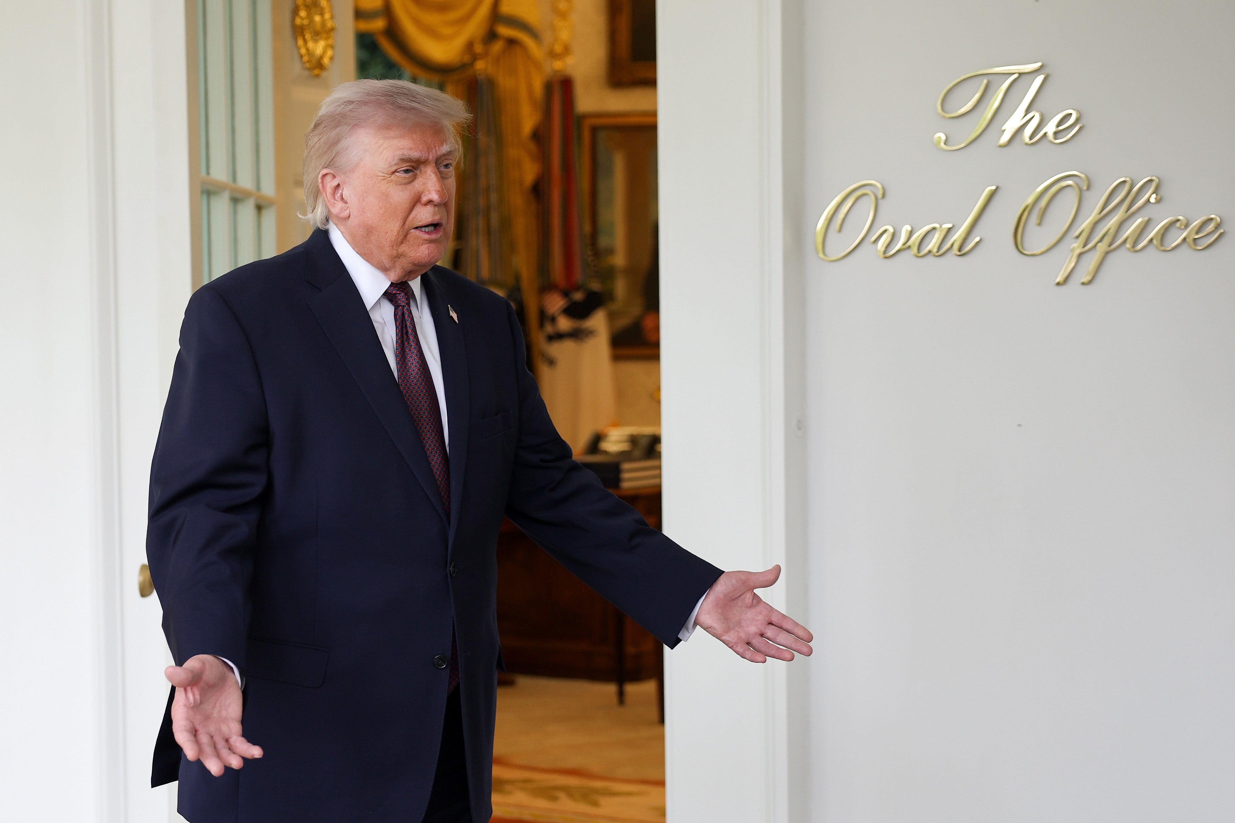 President Donald Trump claimed he thought the image he shared online depicted him as a doctor, not Jesus