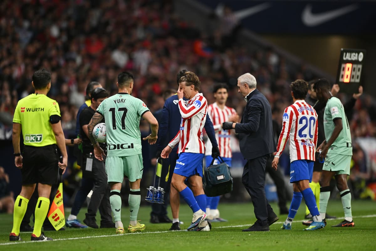 Atletico Madrid dealt new injury blow as Diego Simeone forced into change - London Evening Standard
