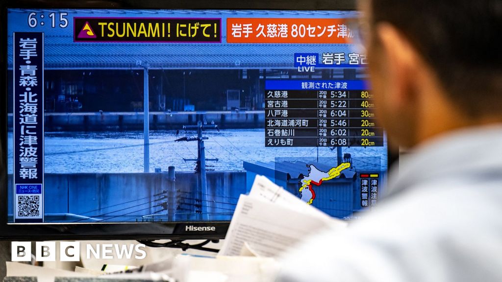 Japan on high alert for 'huge' second earthquake after lifting tsunami warning - BBC