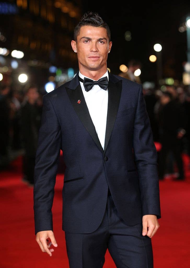 cristiano ronaldo wearing tuxedo