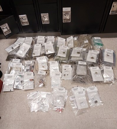 Along with stolen property and firearms, Calgary police officers also seized $35,000 worth of fentanyl, methamphetamine, cocaine and psilocybin.