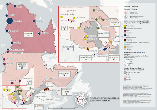 Nunavik has highest number of MMIWG2S+ cases in Quebec