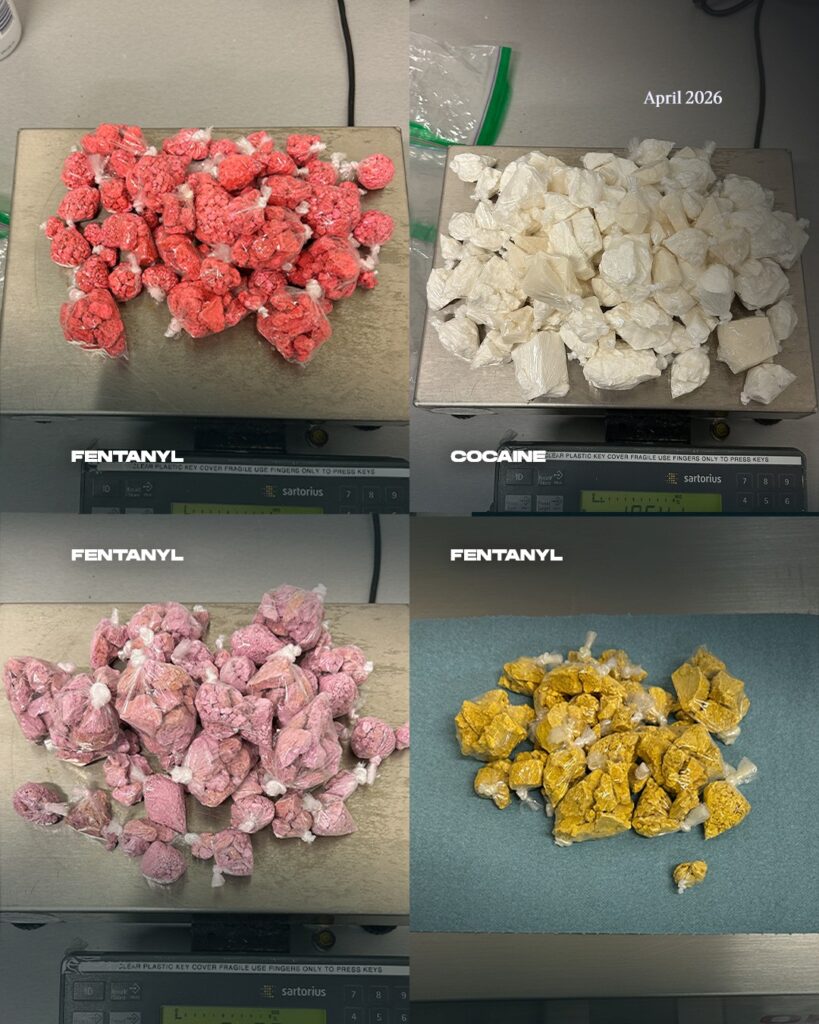 Fentanyl seized by CFSEU-BC