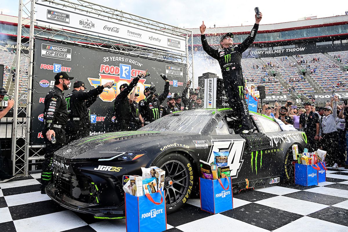 Credit: #54: Ty Gibbs, Joe Gibbs Racing, Monster Energy Toyota Camry