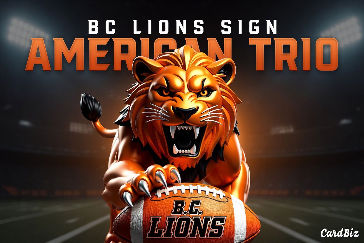 BC Lions Sign American Trio, Release Five Ahead of CFL Draft