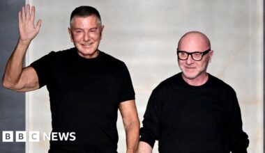 Dolce & Gabbana co-founder steps down as chair - BBC