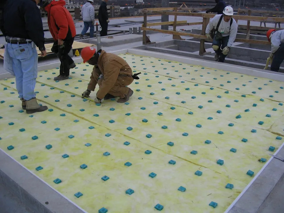 Taylor Smyth's company, Merlin Noise Control, designs acoustic floors and ceilings to minimize sound travel.
