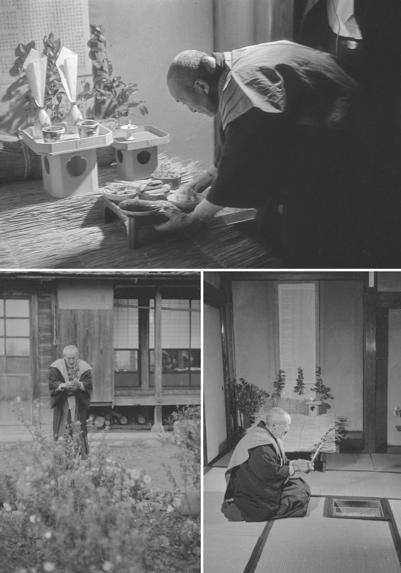 Aenokoto at the Nomoto home, photographed by Haga Hideo in 1954. (© Haga Hideo)