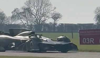 Strange Single-Seat Aston Martin Valkyrie Variant Spied Testing