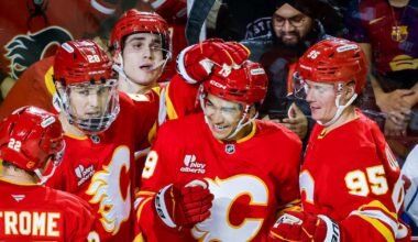 Zayne Parekh scores winner as Calgary Flames beat Los Angeles Kings