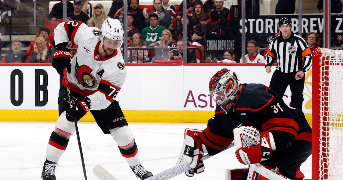 Ottawa Senators fall to stifling Carolina Hurricanes in Game 1