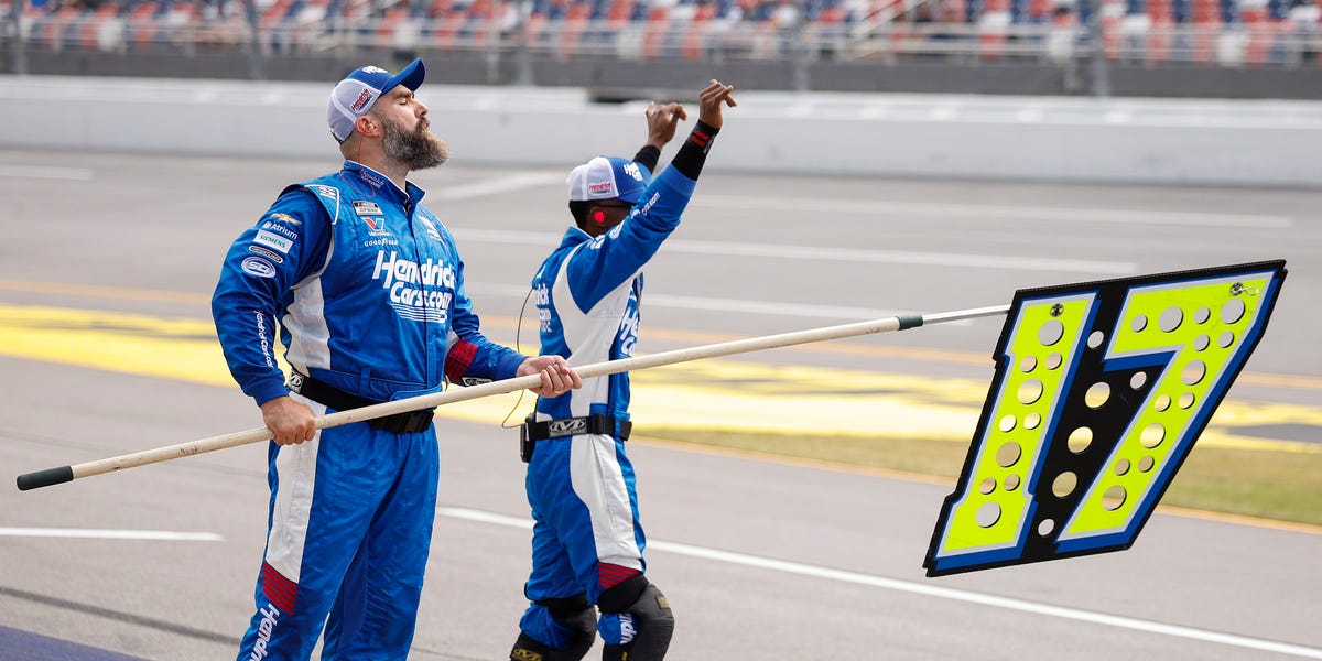 Jason Kelce's One-Off Appearance on a NASCAR Pit Crew Results in a Win