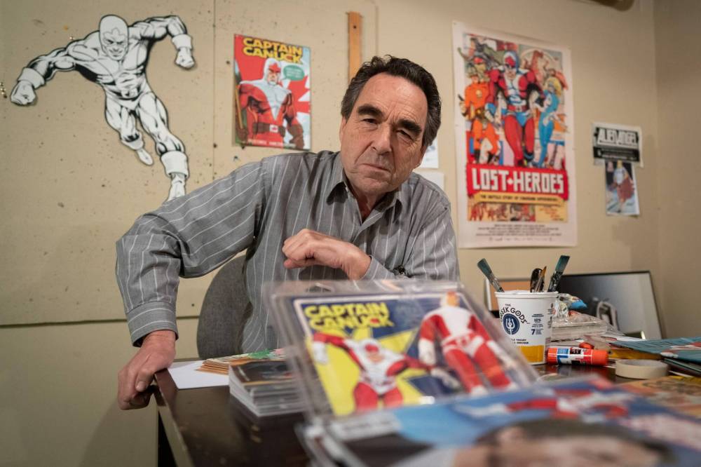 ETHAN CAIRNS / FREE PRESS
Free Press reporter Ben Waldman was nominated for his feature on Richard Comely (pictured) the creator of Captain Canuck comics.