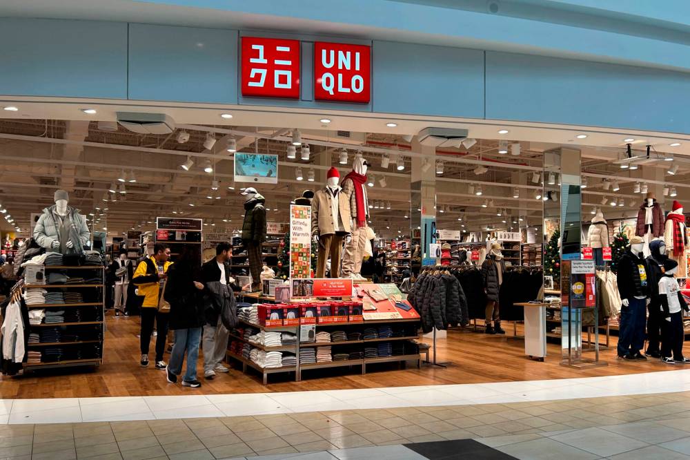 Anne D’Innocenzio / The Associated Press
Japan-headquartered clothing chain Uniqlo is set to open a St. Vital Centre location on Aug. 21.