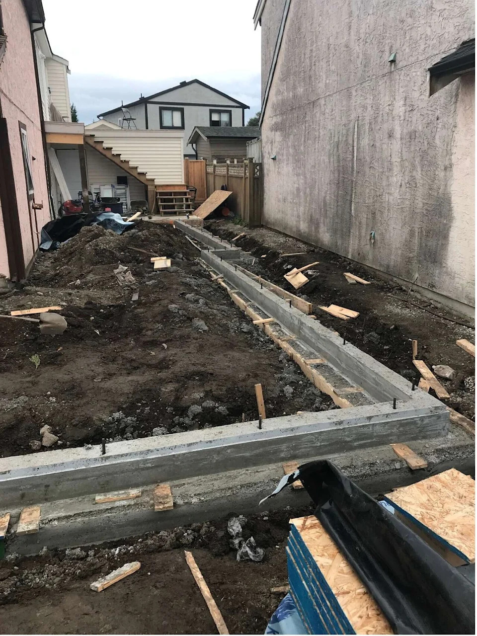 The illegal construction activities at the two homes recently flagged by the city included decks, new additions and dwelling units.