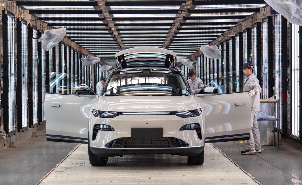 leapmotor's electric vehicle intelligent factory in jinhua