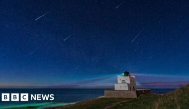 North East and Cumbria's skies from meteors to rays - BBC