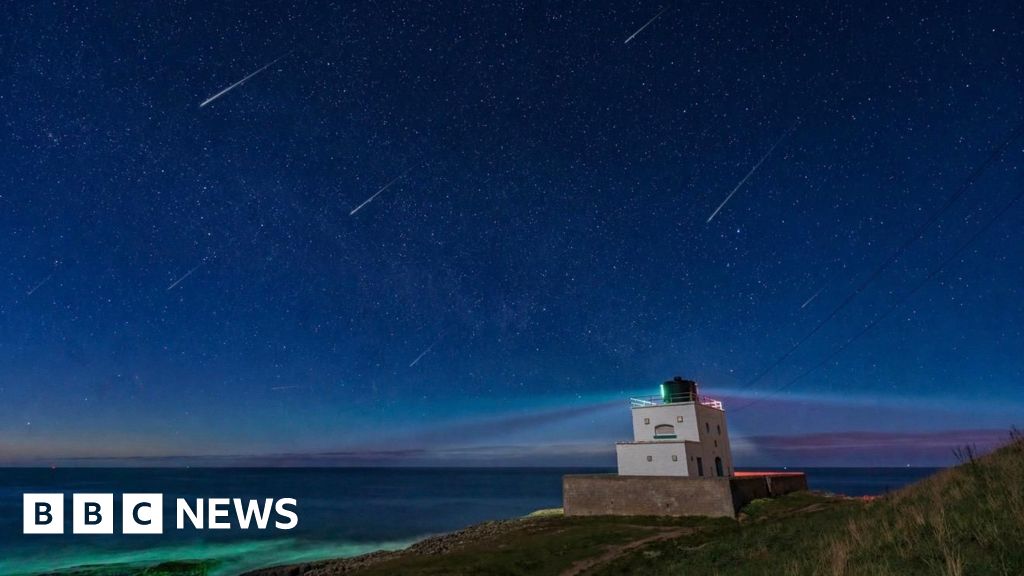 North East and Cumbria's skies from meteors to rays - BBC