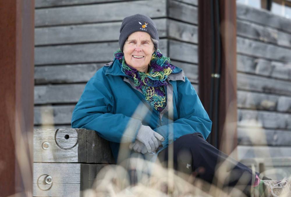 Ruth Bonneville / Free Press
Longtime Living Prairie Museum volunteer Gerry Pearson, 70, has been making her way every week this winter to the museum where, in a repurposed classroom, she and fellow volunteers plant native grasses and flowers.