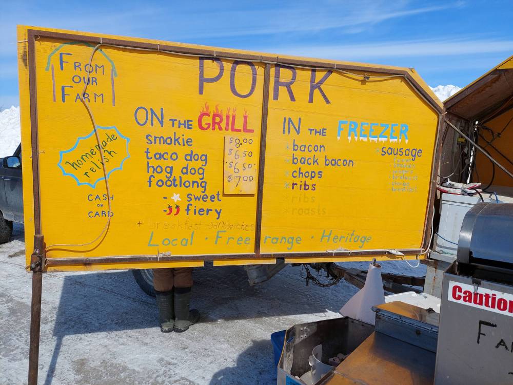 David Sanderson / Free Press
Most customers recognize his smokies and dogs aren’t store-bought.