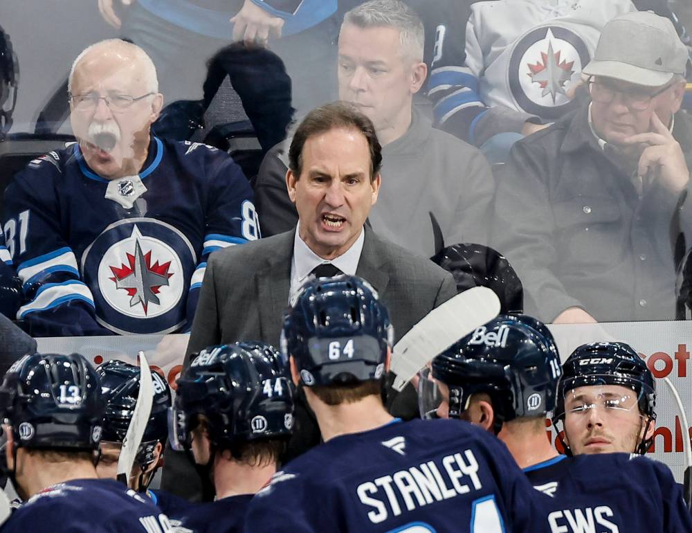 John Woods / The Canadian Press files
Winnipeg Jets head coach Scott Arniel credits his team for staying focused on what it can control, which is winning games.