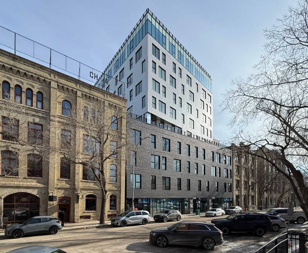 Submitted
A rendering of new construction at 127 Bannatyne Ave. in Winnipeg’s Exchange District.