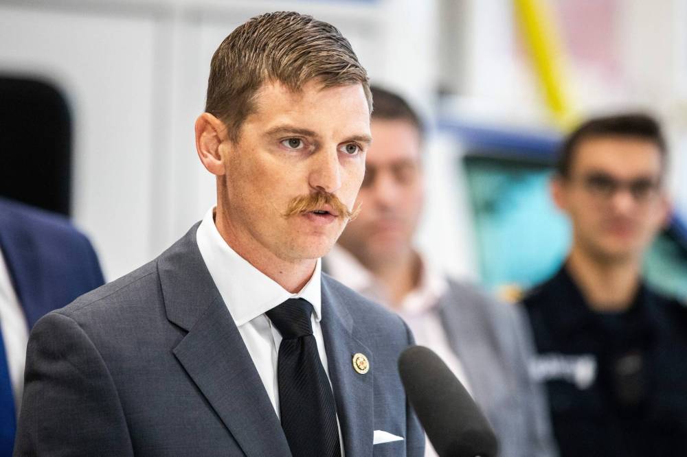 MIKAELA MACKENZIE / FREE PRESS FILES
Nick Kasper, president of the United Firefighters of Winnipeg