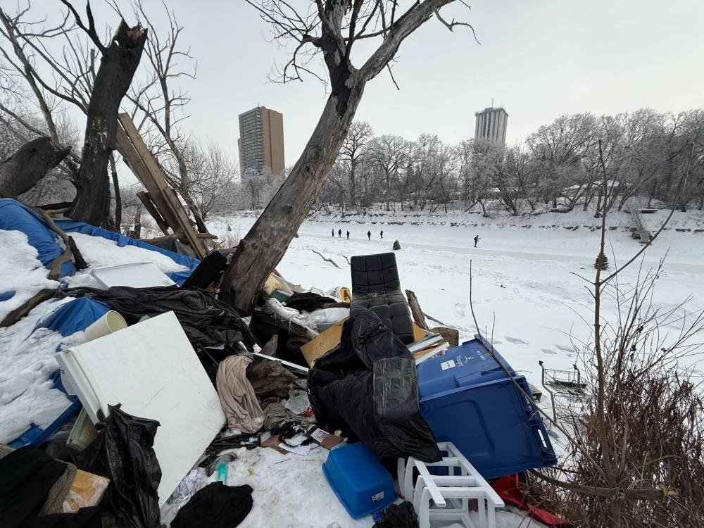 Three encampments were removed and cleared last month, raising the total to 20 since November. (Scott Billeck / Free Press files)