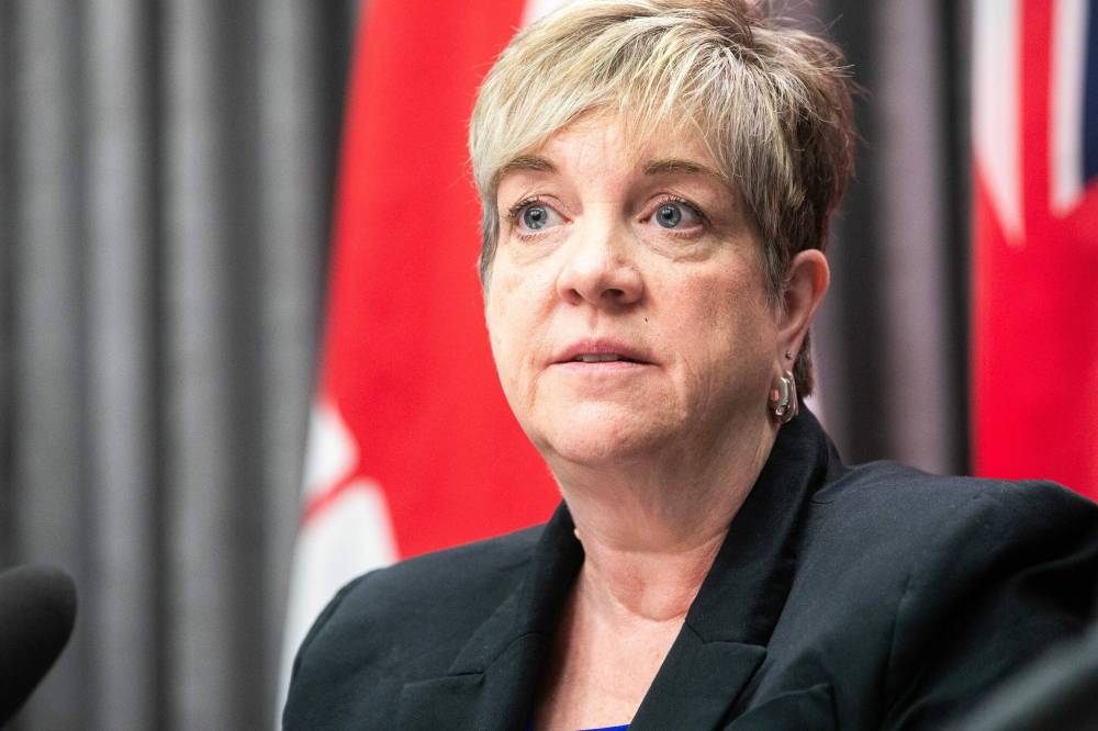 MIKAELA MACKENZIE / FREE PRESS FILES
Transportation and infrastructure minister Lisa Naylor said an evacuation of Peguis First Nation is likely.