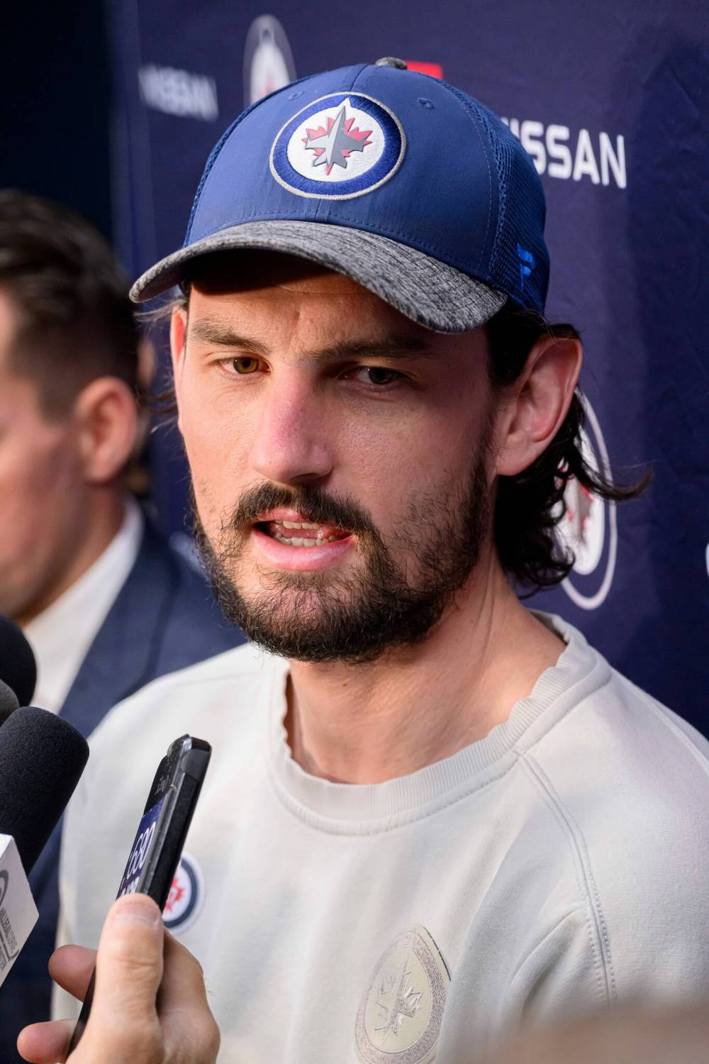 Mike Sudoma / FREE PRESS
Winnipeg Jets netminder Connor Hellebuyck said Friday that complacency is not going to give the club a chance at winning a Stanley Cup.