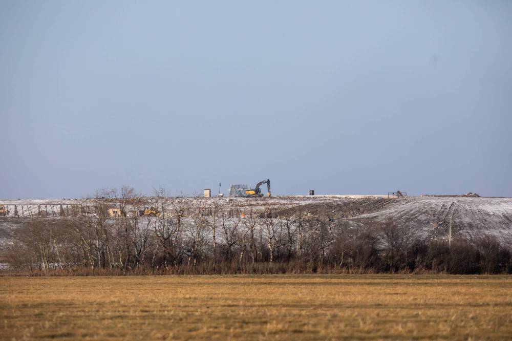 MIKAELA MACKENZIE / FREE PRESS FILES
The Brady landfill is logging an average of one fire month as a result of all-in-one vaporizers.