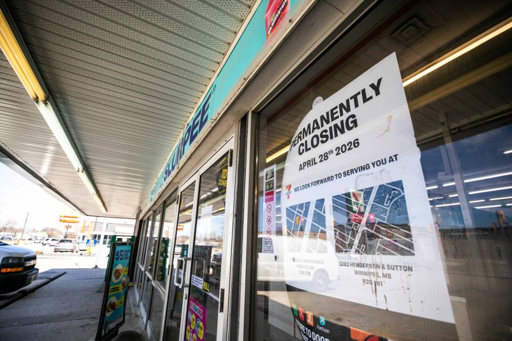 MIKAELA MACKENZIE / FREE PRESS
The 7-Eleven at 1871 Main St. is the latest location to permanently close.
