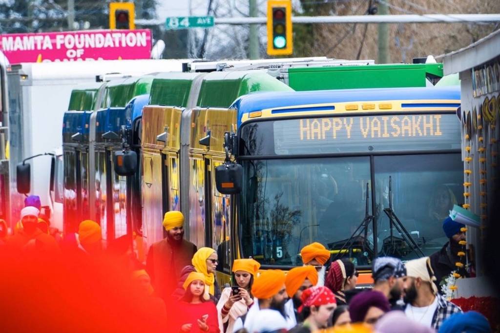 TransLink recommends using public transit to get to this year&rsquo;s Vaisakhi parade. (Photo: translink.ca)