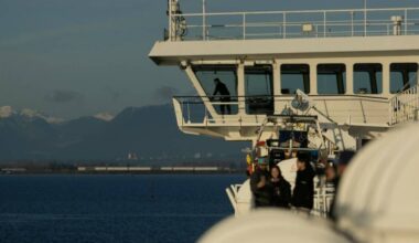The view from aboard a BC Ferries sailing between Tsawwassen to Swartz Bay. (Peninsula News Review file photo)
