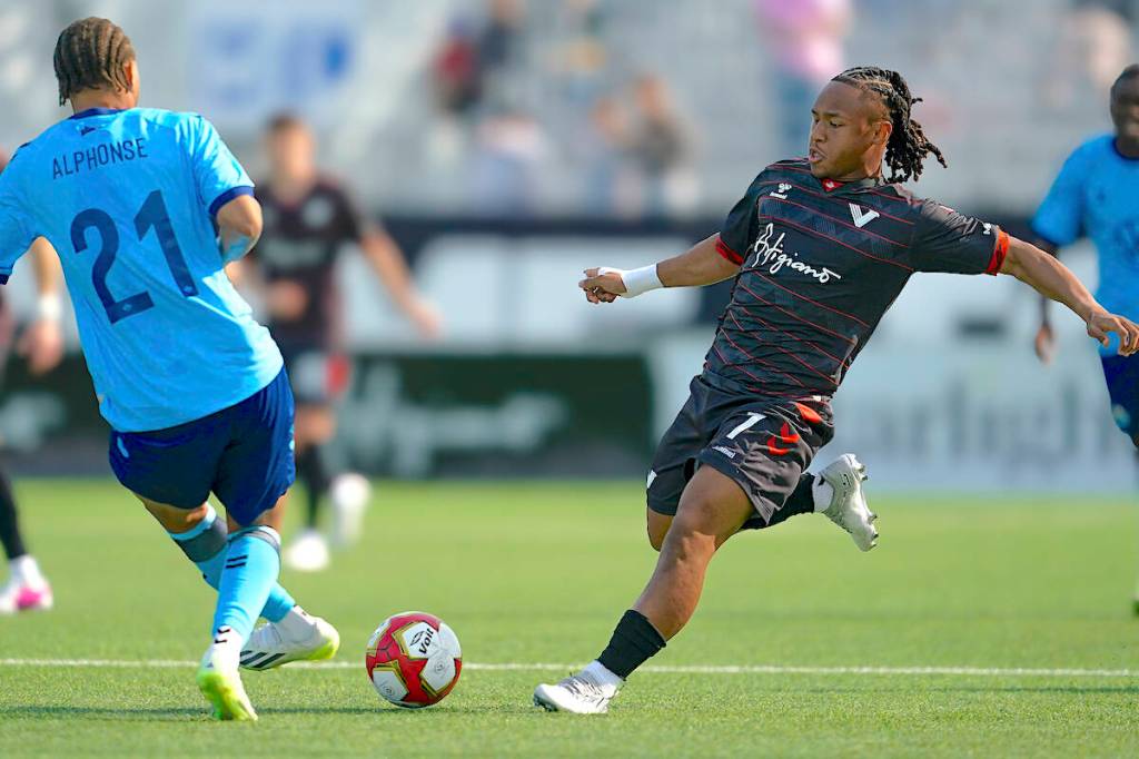 Halifax Wanderers edged Vancouver FC 1-0 at Willoughby Stadium in Langley on Saturday, April 4. (Wes Shaw, Shotbug Press)