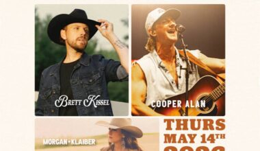 Close up of poster announcing new Thursday night concert at the 2026 Cloverdale Rodeo and Country Fair. (Image via cloverdalerodeo.com)