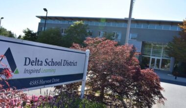 Delta School District headquarters in Ladner. (Grace Kennedy/North Delta Reporter file photo)