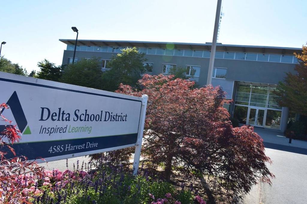 Delta School District headquarters in Ladner. (Grace Kennedy/North Delta Reporter file photo)