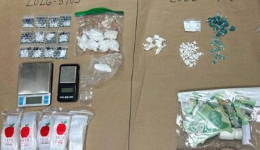 Suspected illicit drugs and cash seizing by Maple Ridge RCMO on March 25. (Special to The News)
