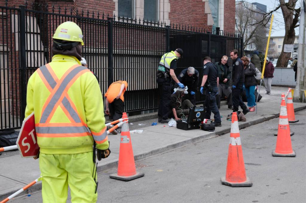 As many as five people in B.C. continue to die on a daily basis, ten years after the province declared a public health emergency as a result of increasing drug deaths. (Olivier Laurin/Victoria News)