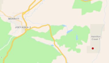 Wildfire reported near Merritt, B.C. on April 8 around 4:10 p.m. (BC Wildfire)