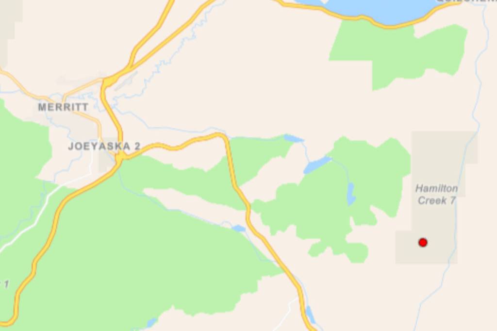 Wildfire reported near Merritt, B.C. on April 8 around 4:10 p.m. (BC Wildfire)