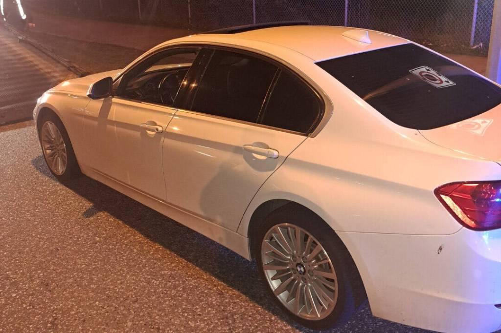 The Abbotsford Police Department pulled this vehicle over after the 22-year-old &lsquo;N&rsquo; driver from Surrey was caught going 144 km/h in a 50 km/h zone. (AbbyPD)
