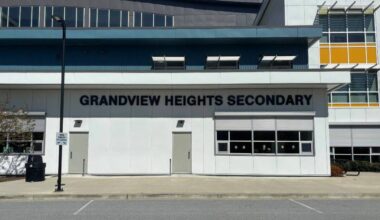 Grandview Heights Secondary school in South-Surrey has been approved for a 500 seat addition. (Grace McLeod/Peace Arch News)