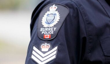 Surrey Police Service is investigating an early-morning shots fired incident at a home in central Surrey Monday (April 13). (Anna Burns file)