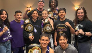 Jill Doucet, a graduate of Edward Milne Community School, captured gold at the National Collegiate Boxing Association (NCBA) championships on April 11. (Photo courtesy of Jill Doucet)